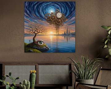 Dreamscapes of the Mind – Surrealism Art Illustration by Aden Pink Galerry