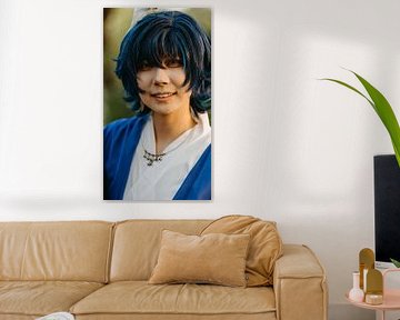 cosplayer in the soft light of the afternoon, photographed in Yangshuo, China. by Diederik De Mezel