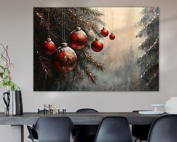 Kerstmis | Glanzende Kerstversiering van Kunst Kriebels