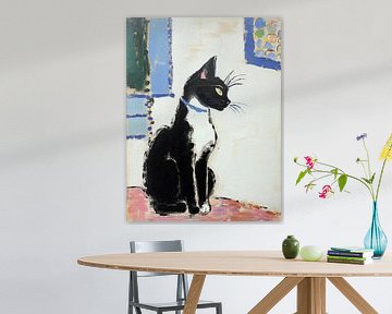 Chat aux yeux jaunes sur La collection ARTEO