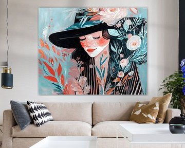 Femme fleurs sur Zen et Plus