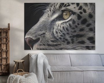 Leopard im Goldenen Fokus von Eva Lee