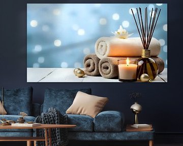 Bien-être de Noël à la lumière des bougies