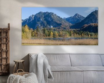 Autumn magic at the Schwansee by Walter G. Allgöwer