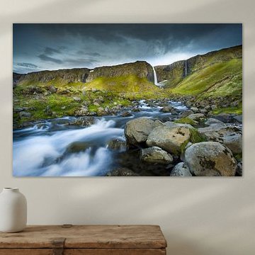Wasserfall Island Kirkjufell von Jurgen Siero