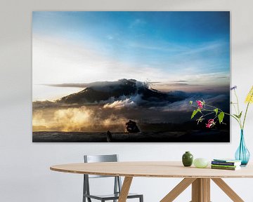 Sunrise above the clouds - Mount Batur, Bali by Inge van Veen