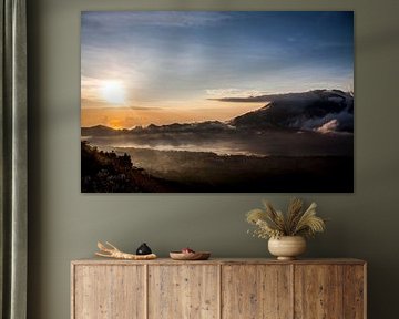 First light over Agung - Mount Batur, Bali by Inge van Veen