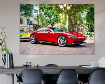 Ferrari Roma Großer Tourenwagen in Monaco von Sjoerd van der Wal Fotografie