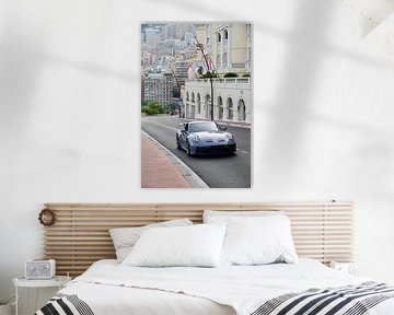 Porsche 911 GT3 Sportwagen fahrt in Monaco von Sjoerd van der Wal Fotografie