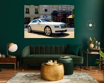 Rolls-Royce Spectre vollelektrisches Luxuscoupé in Monaco von Sjoerd van der Wal Fotografie