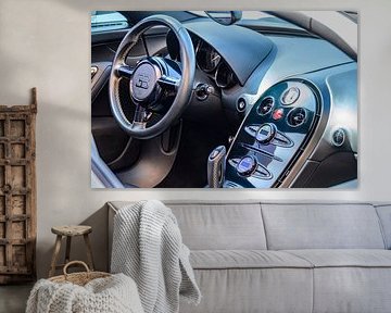 Innenraum des Bugatti Veyron Hypercar von Sjoerd van der Wal Fotografie