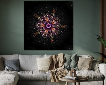 Kosmische Blume von Karin van Bylevelt