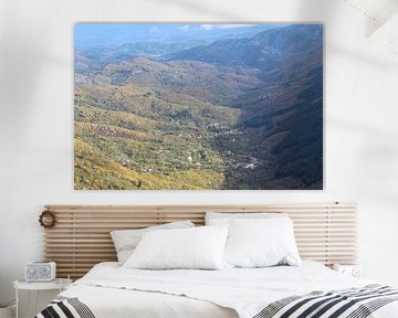 Berg en dal schaduwrijk