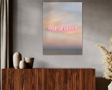 Out of Office, A Serene Escape, Minimal Beach Sunset