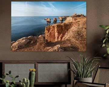 Kliffen Albufeira Gouden Rotsformaties aan de Kust