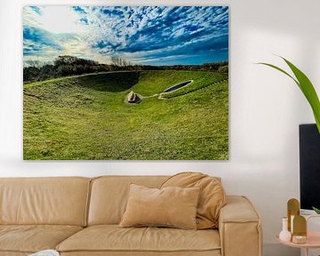 Moon landing green meadow by Truckpowerr