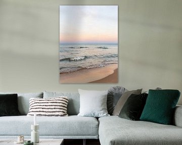 Pastellfarbene Küstenlinie - Gelassene Küstenfotografie