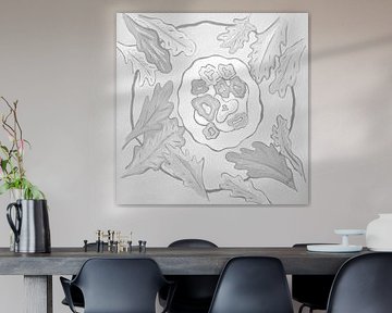 EH PAINTING ART 1989 #0022 For mum Soft-Black by Willem Hartgers