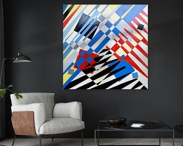 EH PAINTING ART 1999 #0011 Fight Original von Willem Hartgers