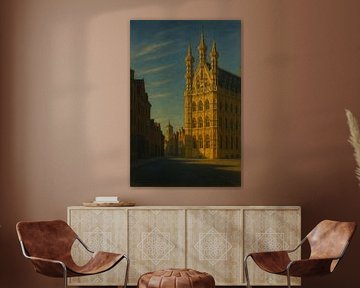 Gouden gloed in Leuven - gotische harmonie in avondlicht
