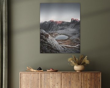 Petit lac de montagne aux Trois Cimets sur Fabiroams