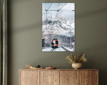 Gornergrat Bahn avec panorama alpin sur Patrick van Os