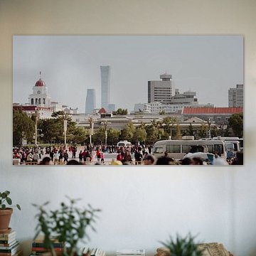 Entre tradition et gratte-ciel - Place Tiananmen, Pékin