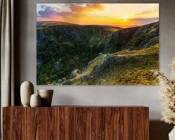Zonsondergang in de Vogezen van Daniela Beyer