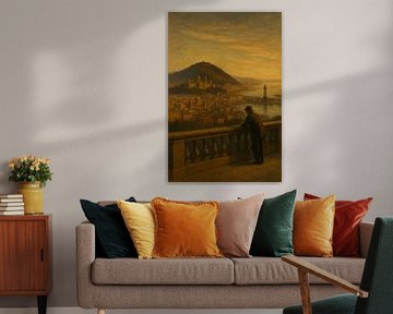 Montjuïc Serenity Sunset – A Contemplative View over Barcelona