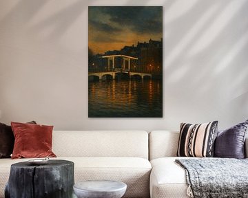 De Gouden Gloed van Amsterdam - Licht en reflectie over de grachten