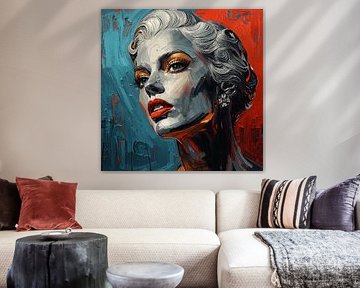 The Zilver Lady Schilderij van ComfortQ