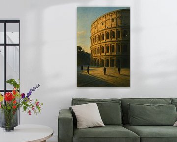 Roman Solitude – The Colosseum at Sunset