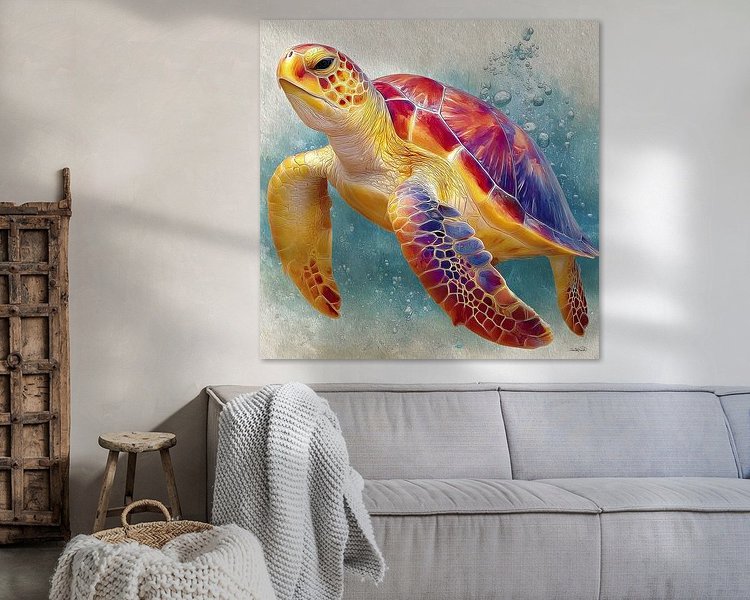 Example of the artwork in a room