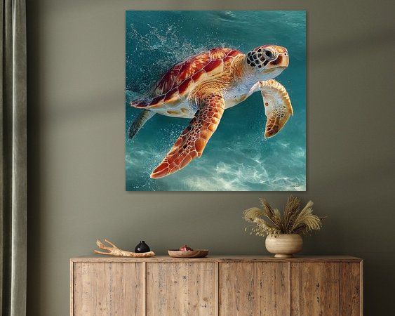 Example of the artwork in a room