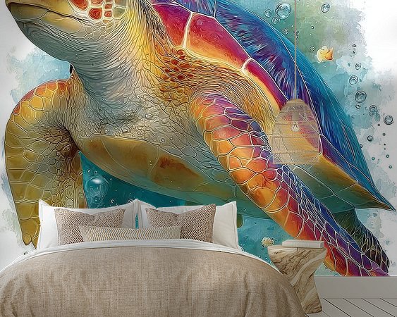 Example of the artwork in a room