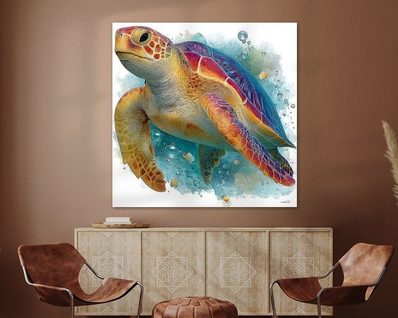 Example of the artwork in a room