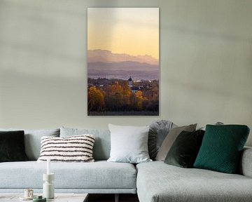 Clocher de l'église de Kluftern au bord du lac de Constance sur Jan Schuler