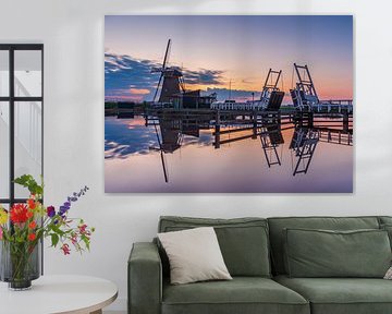 The mills at kinderdijk by petra van oorschot