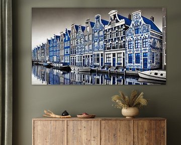 Grachten in Delft - Stadtbild von Amsterdam