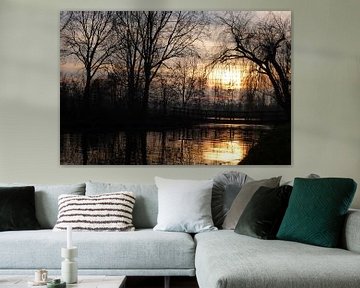  Balk Friesland sunset sur Fotografie Sybrandy