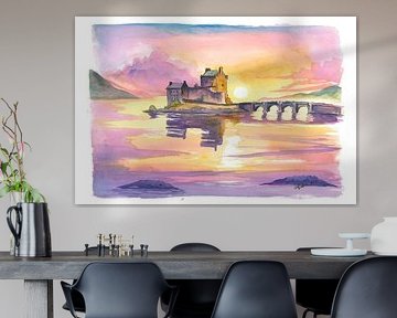 Eilean Donan Castle Reflections in the Highlands