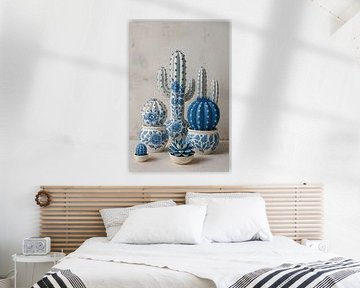Delft Blue Cacti
