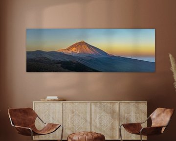 In the first light of the Teide by Walter G. Allgöwer