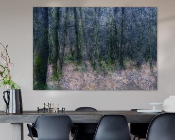 Abstract forest by Gonda Versteeg
