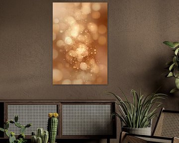 Bokeh in Karamelgloed Warme Lichtdans van Eva Lee