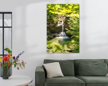 Wasserfall im Gunzesrieder Tal im Allgäu von Leo Schindzielorz