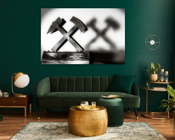 Hammer and mallet by Rüdiger Rohmann