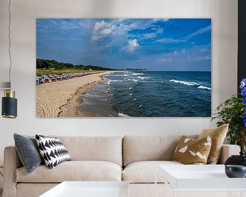 A view of Goehren beach on the Baltic Sea by Andreas Völkel