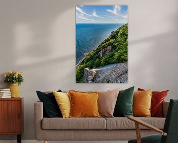 Vue sur le Koenigsstuhl depuis le point de vue de Victoria sur les falaises de craie de la mer Baltique. sur Andreas Völkel