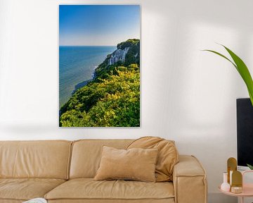 Vue de la formation rocheuse de Koenigsstuhl sur la mer Baltique sur Andreas Völkel